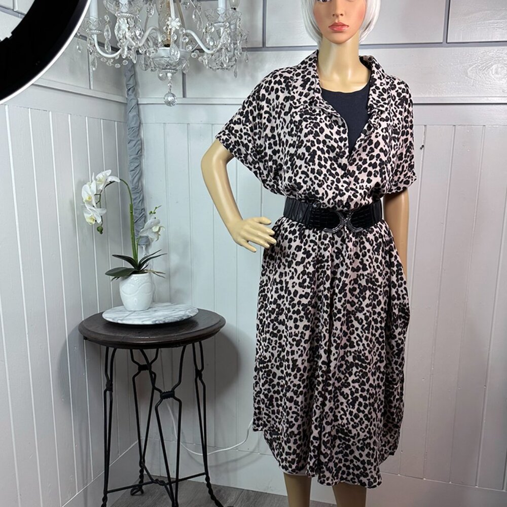 New Torrid size 4 (4X) Animal Print Tunic/Dress w/Pockets  * (Belt Not Included)